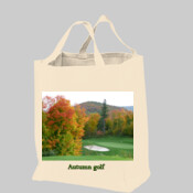Autumn golf - Grocery Tote